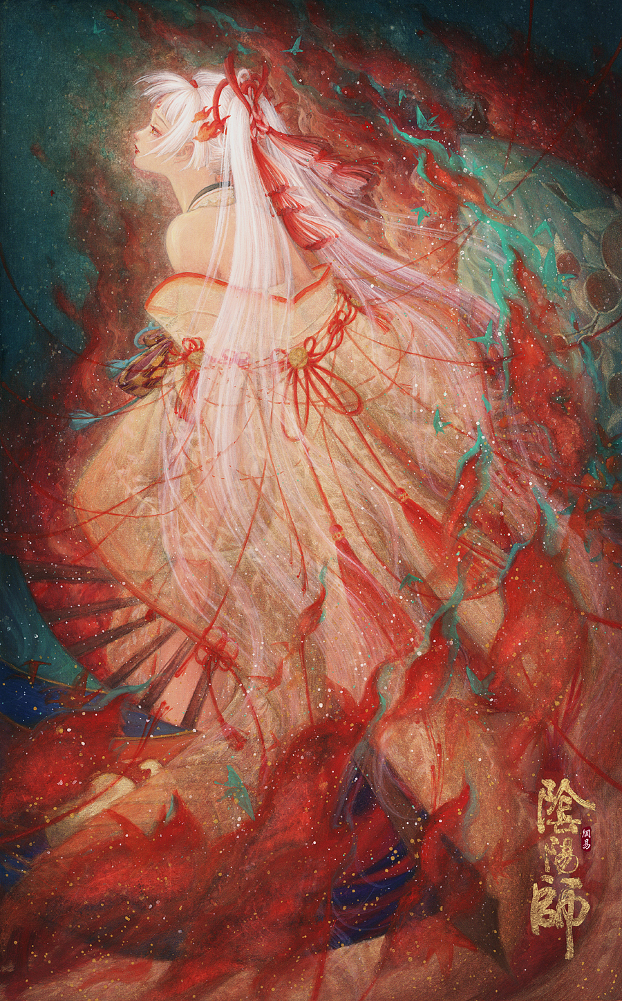 阴阳师—不知火|插画|商业插画|何塞特herset_原创作品-站酷zcool