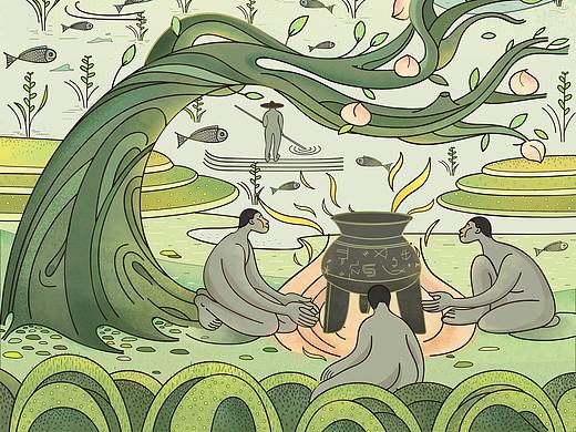 《良渚文化》系列插图