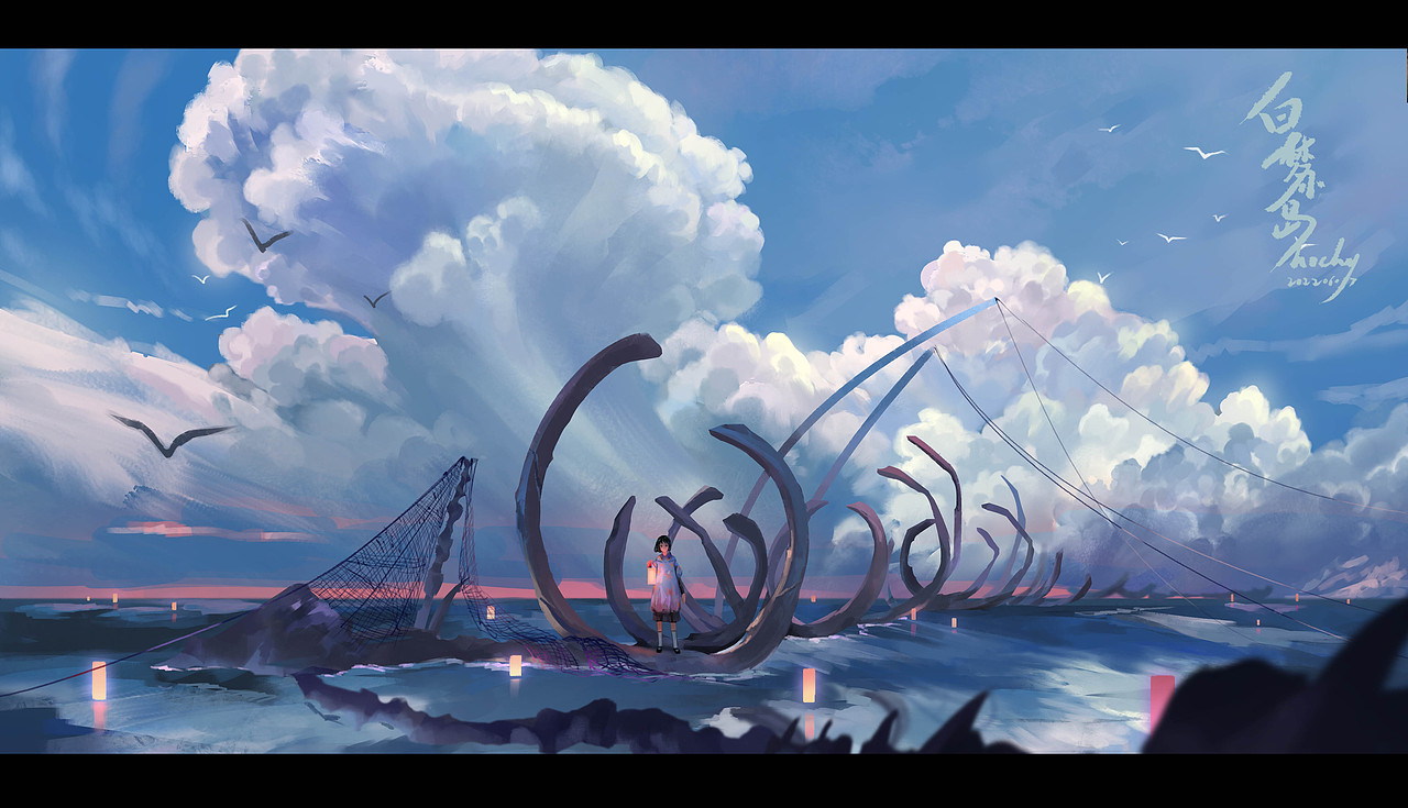 【白梦小岛】二（图ZMzA1MTYzODEy） - 创作习作 - 站酷设计师mochy原创素材 - 站酷ZCOOL