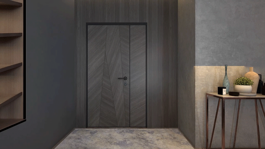 现代北欧风入户门