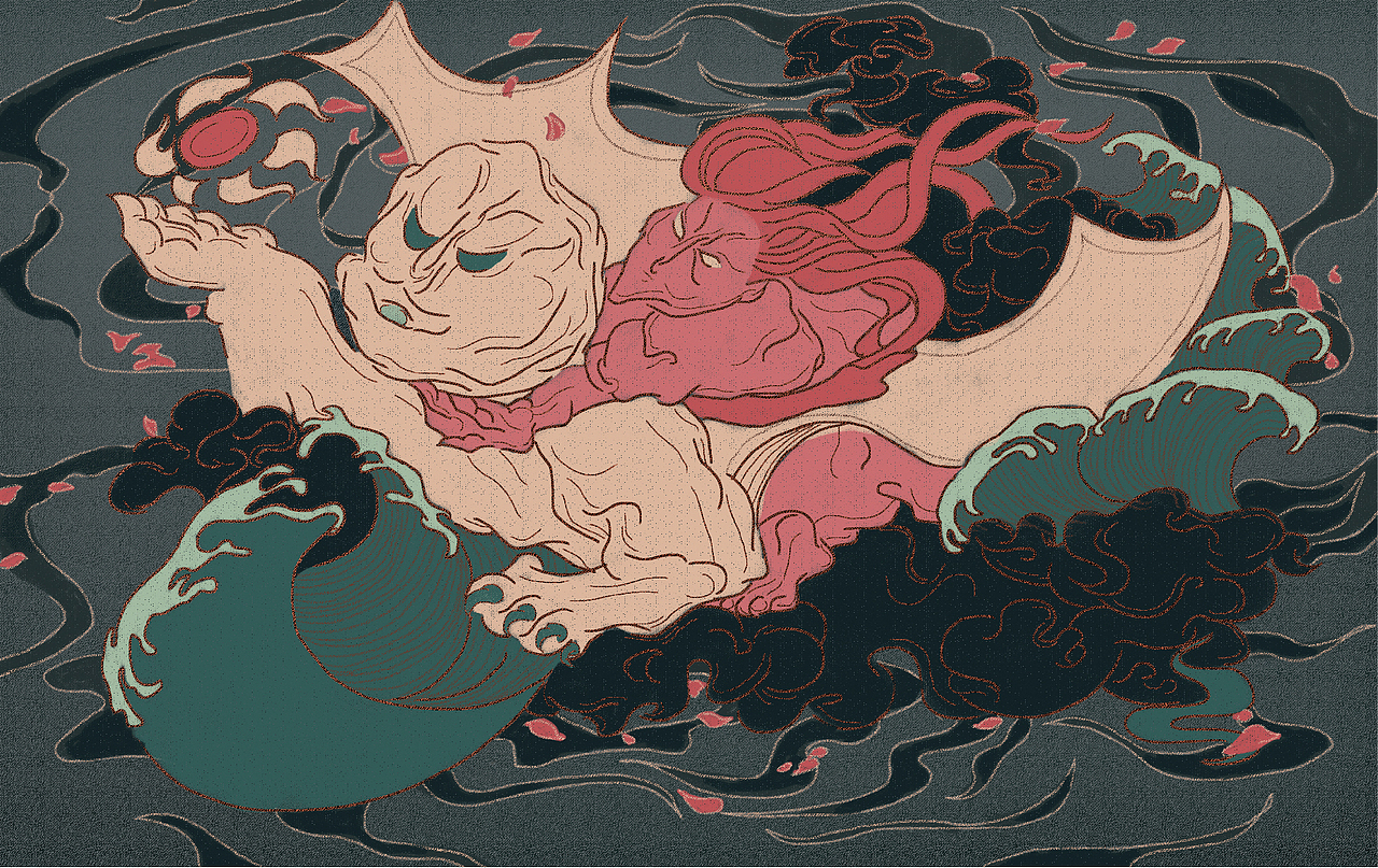 三魇（图ZMTYyNjc3NDgw） - 艺术插画 - 站酷设计师獏枳原创素材 - 站酷ZCOOL