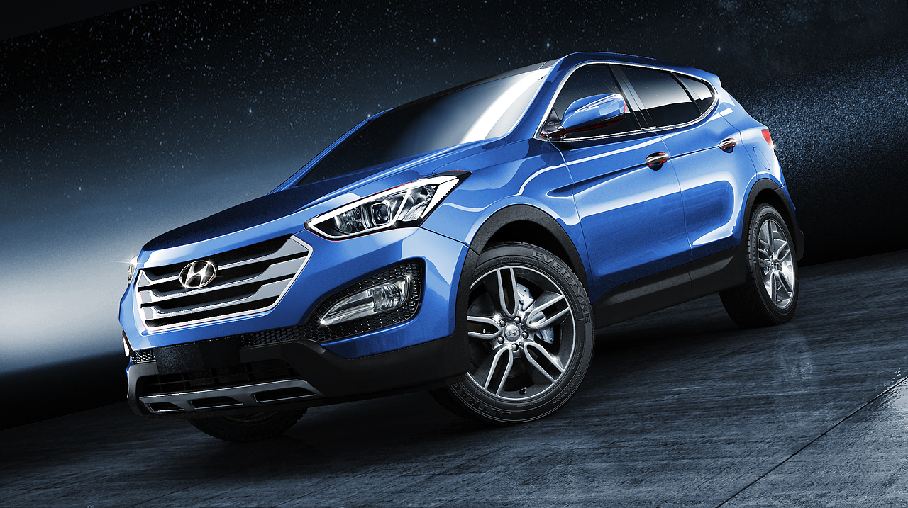 Hyundai_Santa_Fe_Sport渲染练习