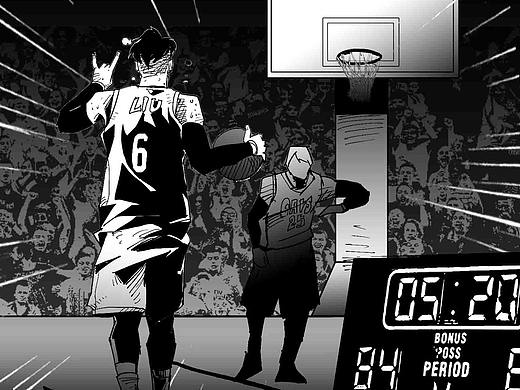 未来，是我的！ 为 NBA 2KONLINE2 创作的篮球主题漫画