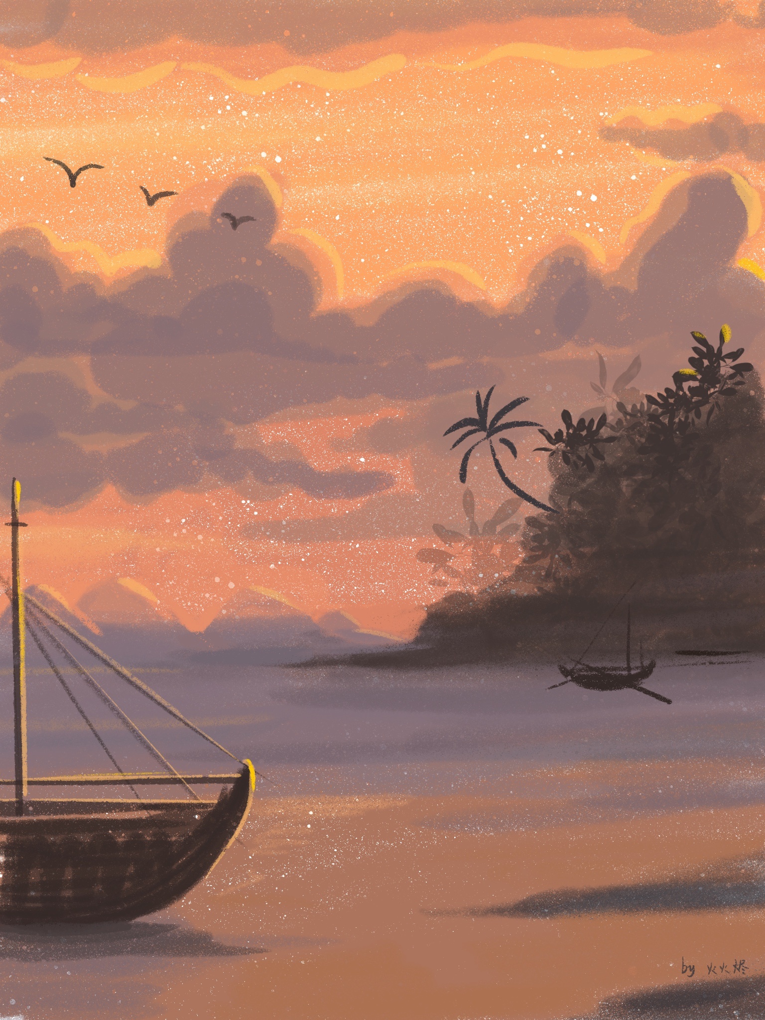 procreate|插画|创作习作|火火烬 - 临摹作品 - 站酷 (zcool)