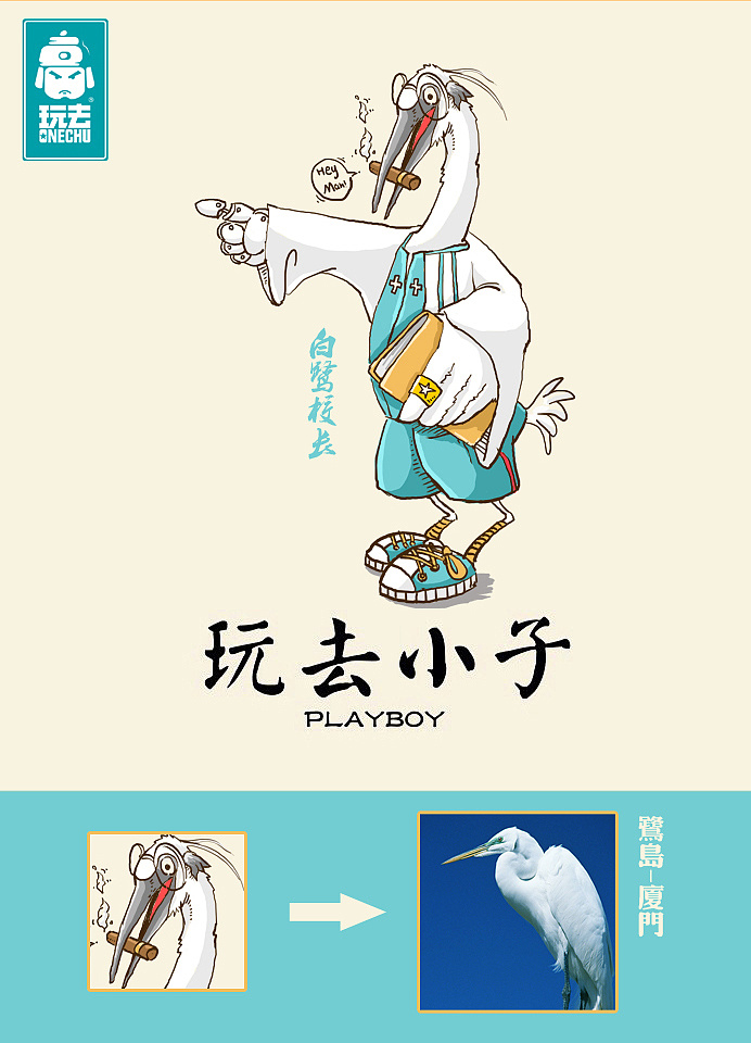 鼓浪屿潮牌【玩去】动漫人物设定及商业拓展#动漫作品