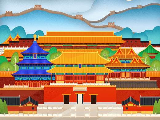 插画系列之城市印象