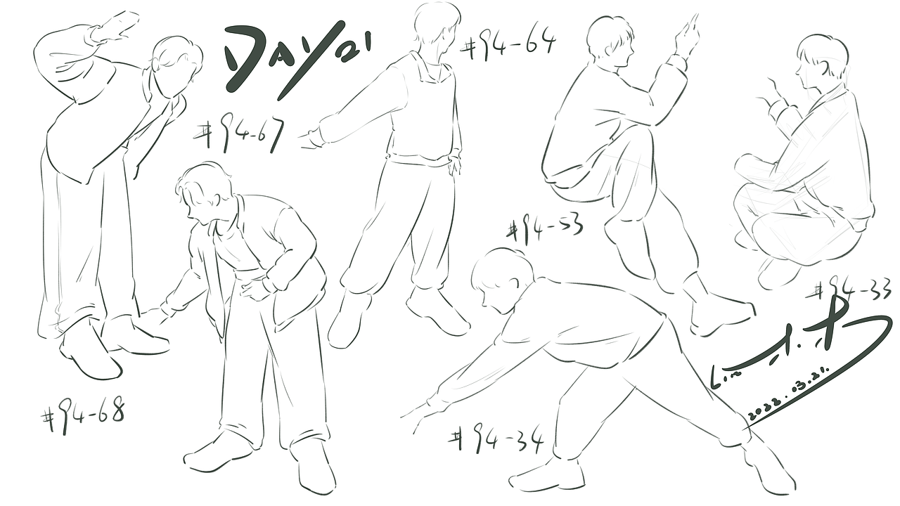 #速写60天挑战赛# Day21 @速写班长（图ZMjkzNjQxODEy） - 创作习作 - 站酷设计师Lin_困原创素材 - 站酷ZCOOL