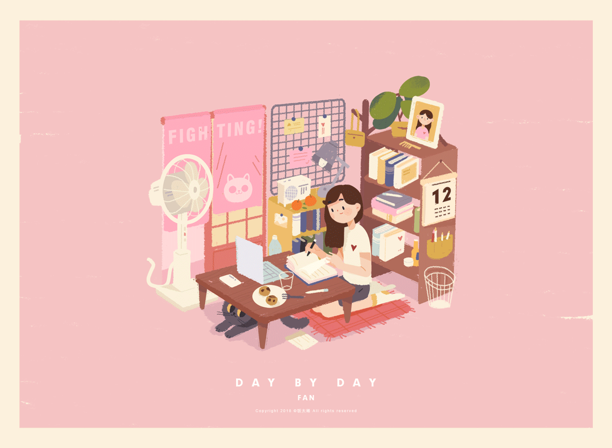 一个人生活(图ZMTEwMDM2ODYw) - 商业插画 - 站酷设计师饭太稀Fan原创素材 - 站酷ZCOOL