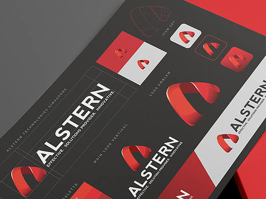 Alstern Technologies Singapore - Branding design