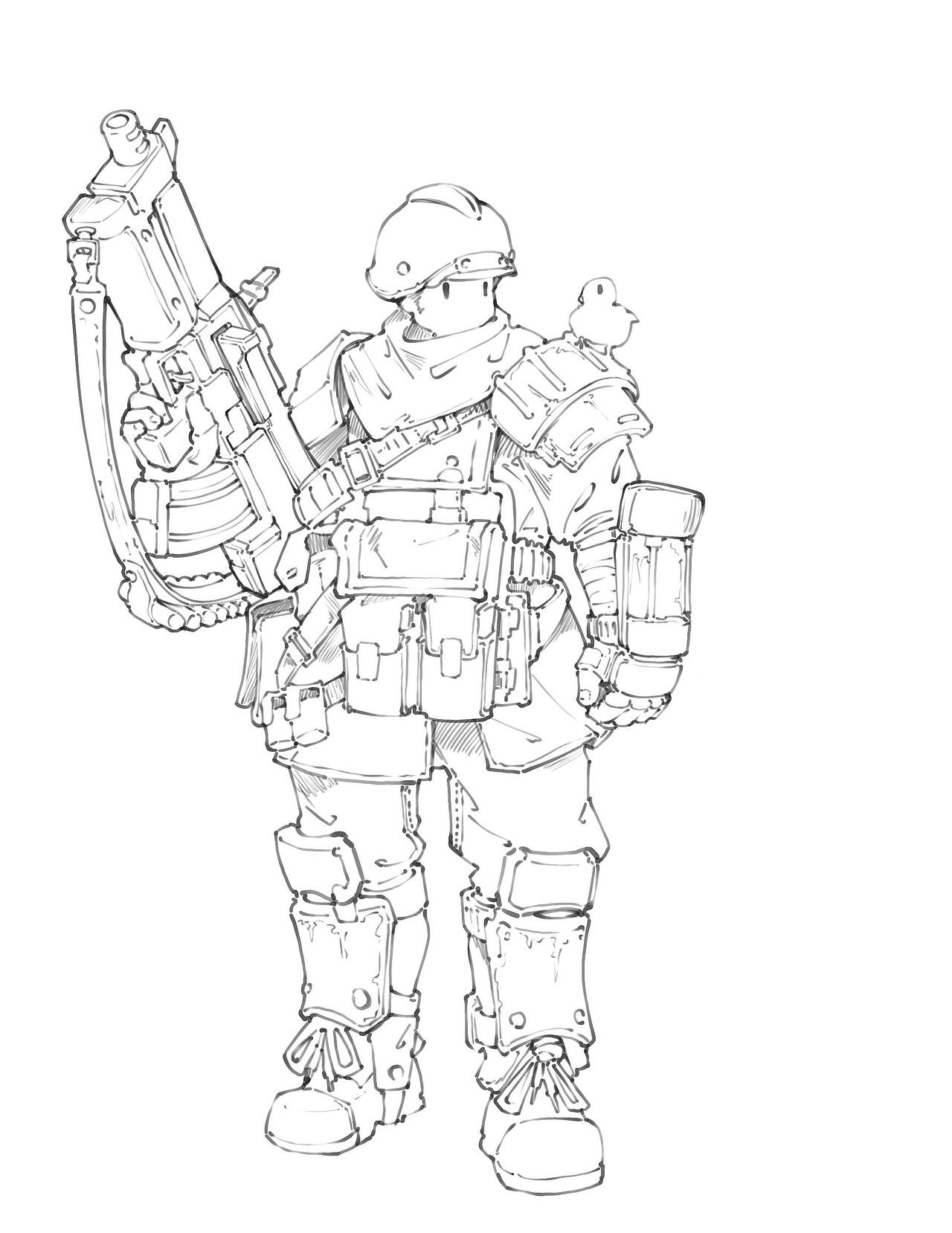 边疆步兵|插画|游戏原画|双江好 - 原创作品 - 站酷 (zcool)