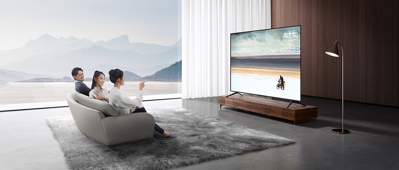 #小米# 77寸大师电视 / 小米电视6 OLED（图ZMjY2MjUxMDYw） - 产品摄影 - 站酷设计师宇宙总队长原创素材 - 站酷ZCOOL