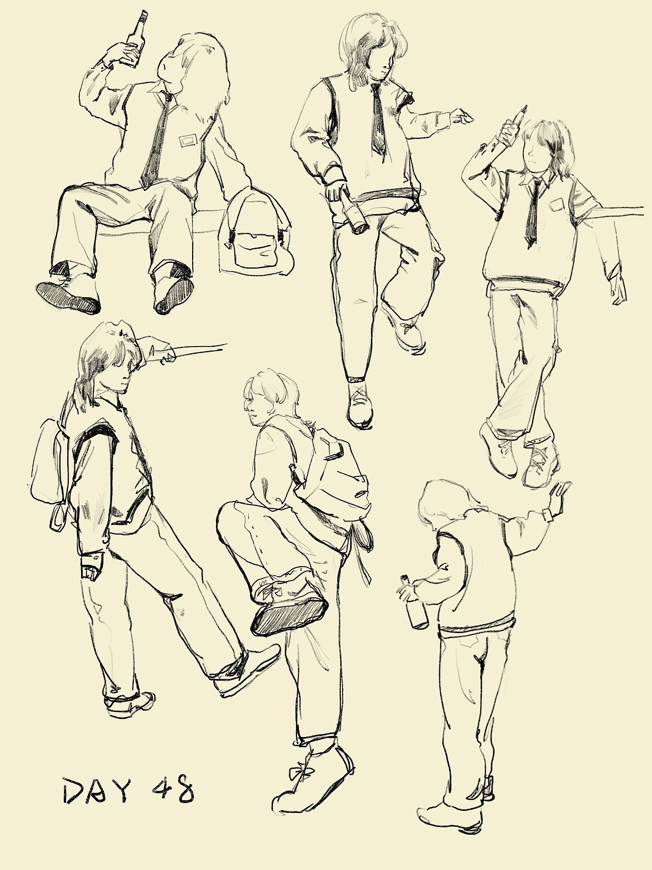 Day48（圖ZMjk3NjAzNjQ4） - 繪畫 - 站酷設(shè)計(jì)師llmmyi原創(chuàng)素材 - 站酷ZCOOL