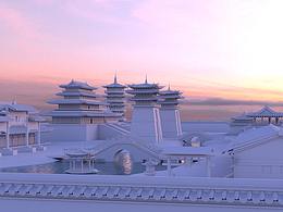 c4d古建，整套建模