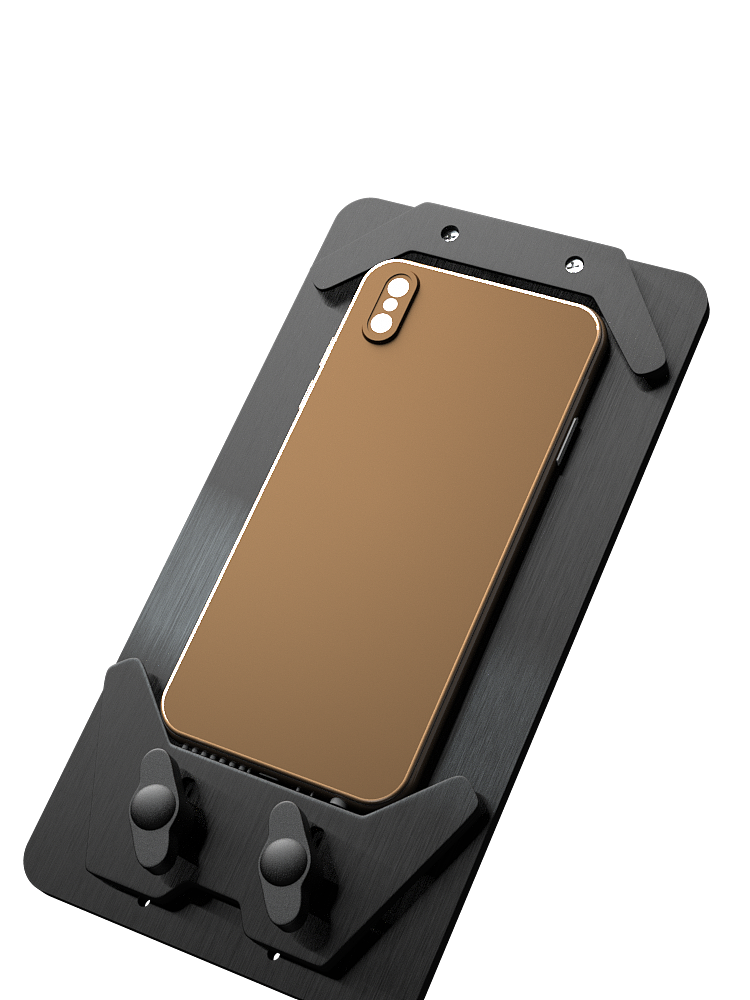 一个修手机的卡具展示