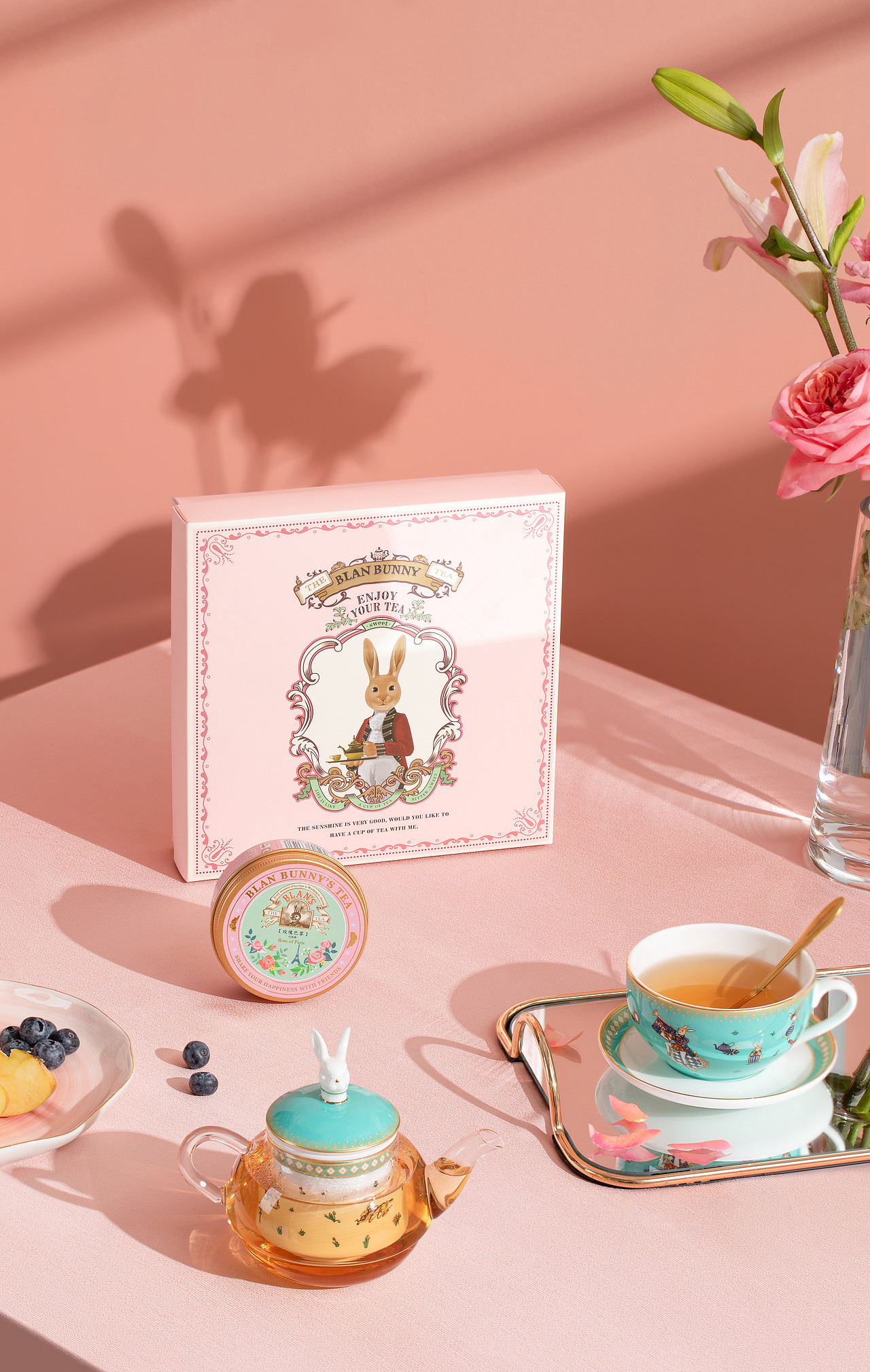 布兰兔花茶丨精致下午茶摄影