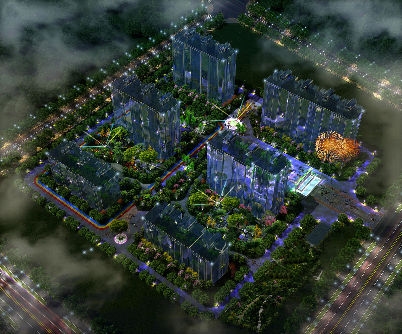 2017年室外建筑效果图