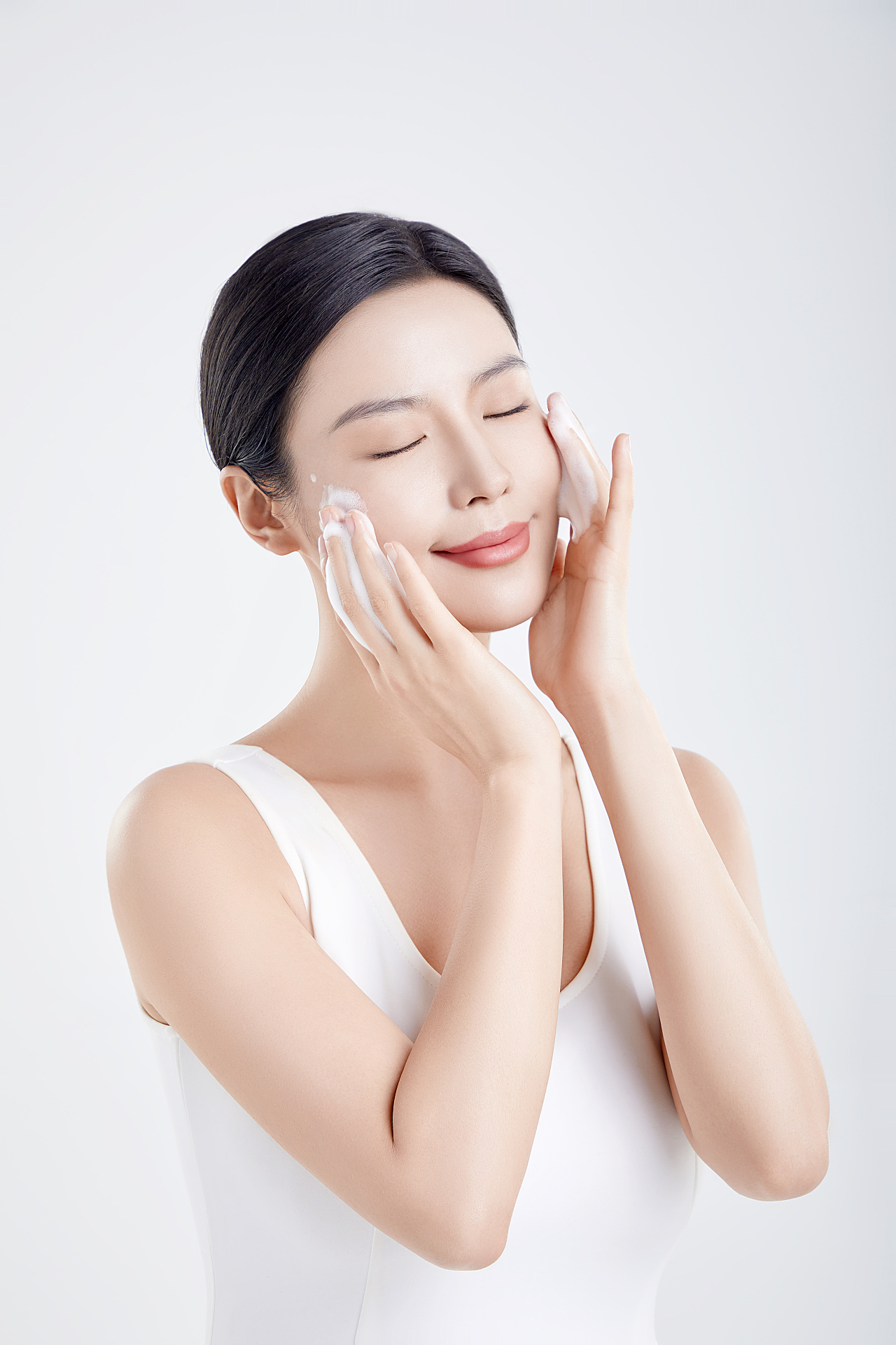 产品修图-奢思雅洁面泡沫