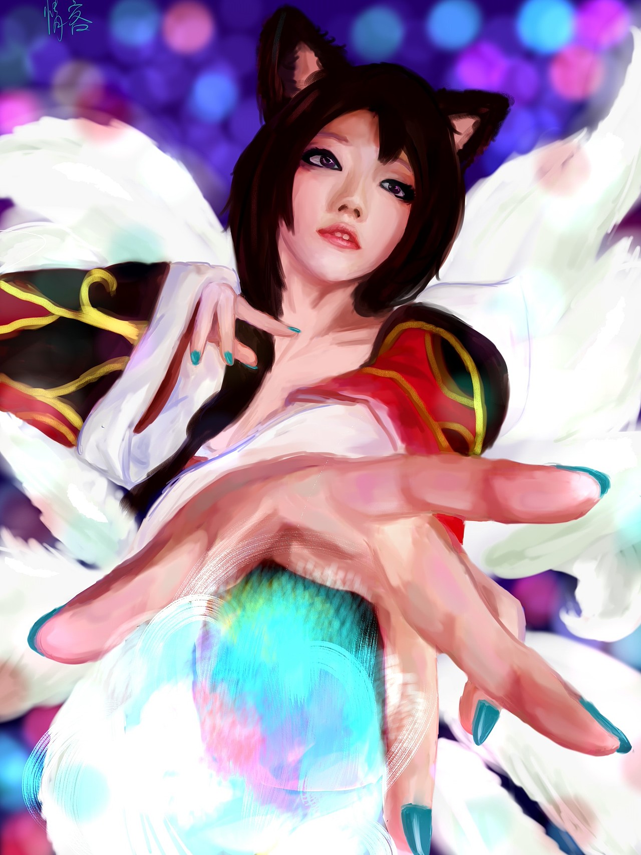 手绘英雄联盟阿狸