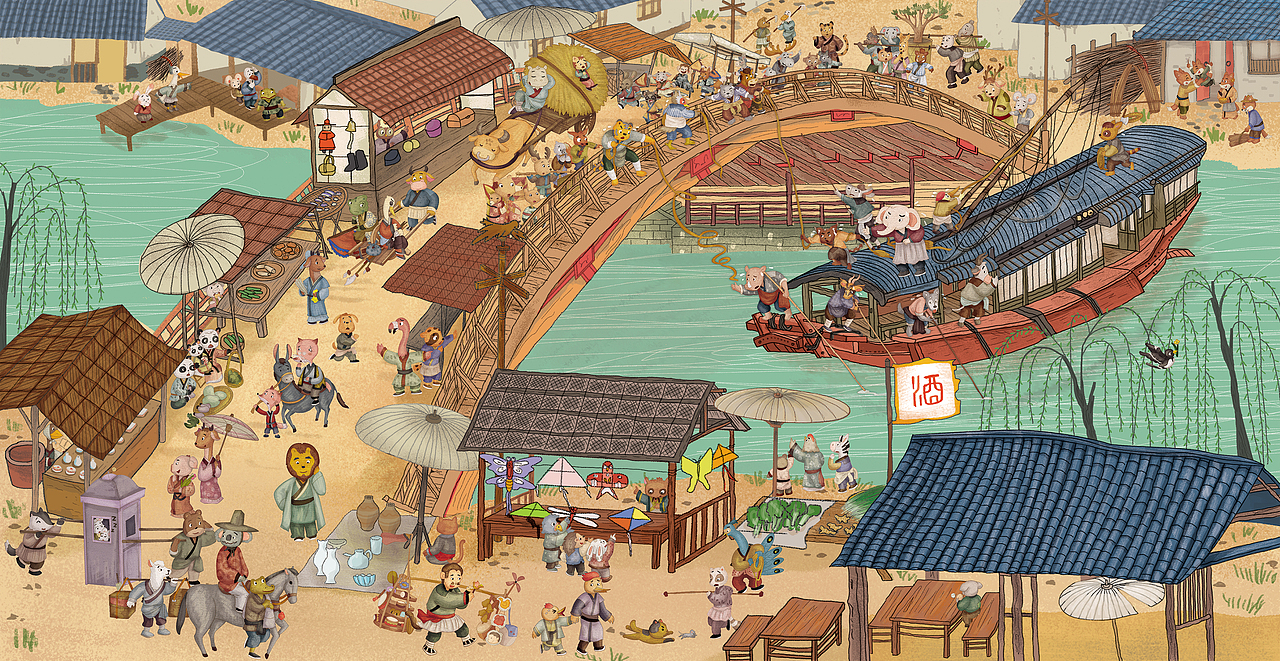 狐狸家清明上河图