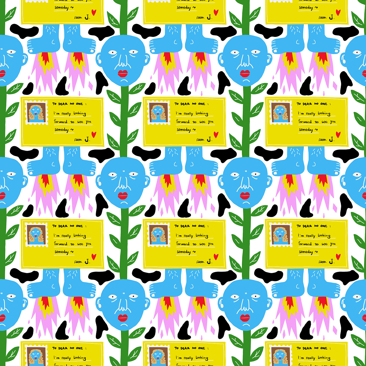 蓝人系列21天图案挑战，前八天部分作品～（图ZMjE0OTk4MDY4） - 艺术插画 - 站酷设计师食鱼者原创素材 - 站酷ZCOOL