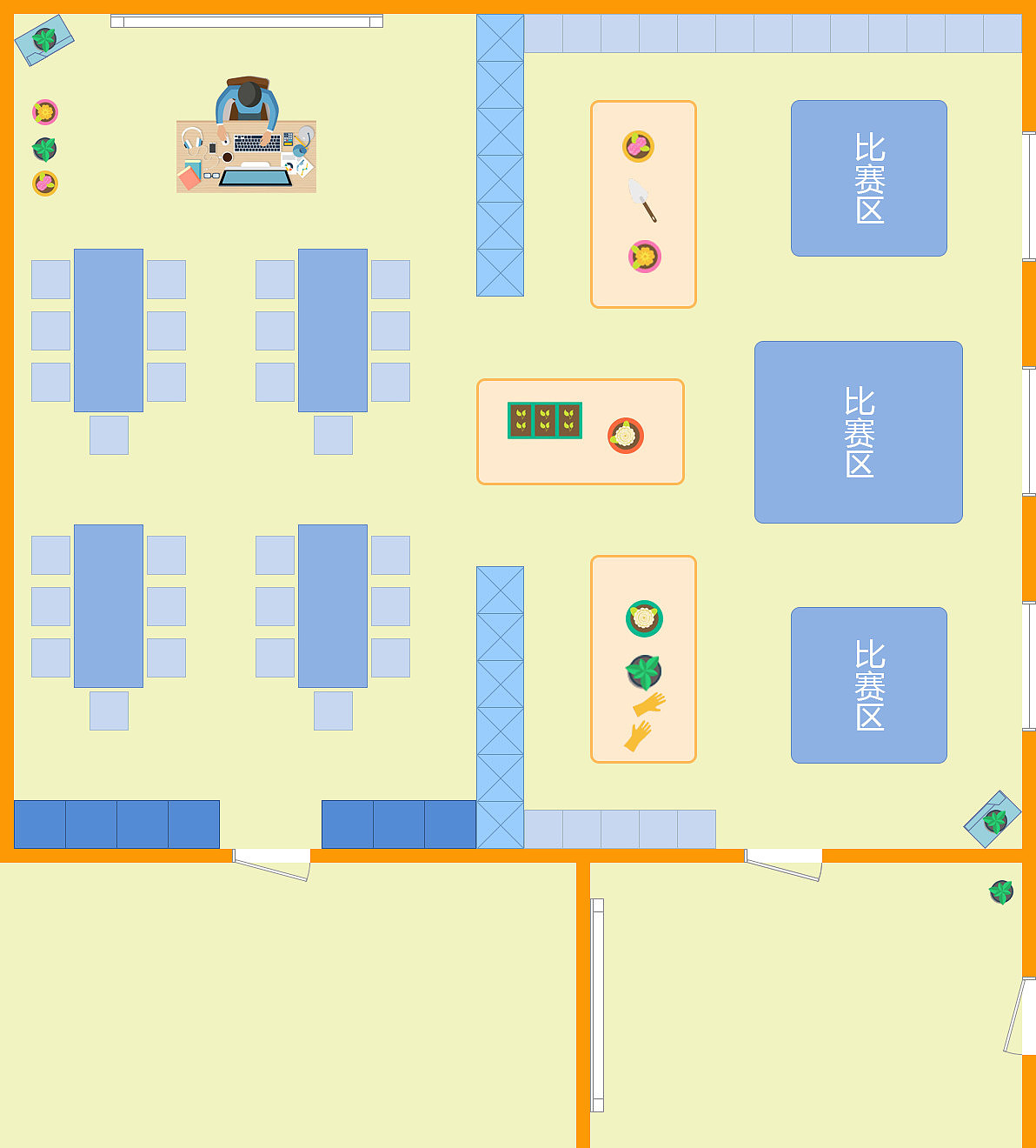 创客教室平面图