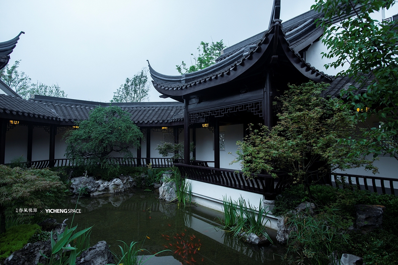 庭院 | 蓝城·春风桃园 | 空间摄影