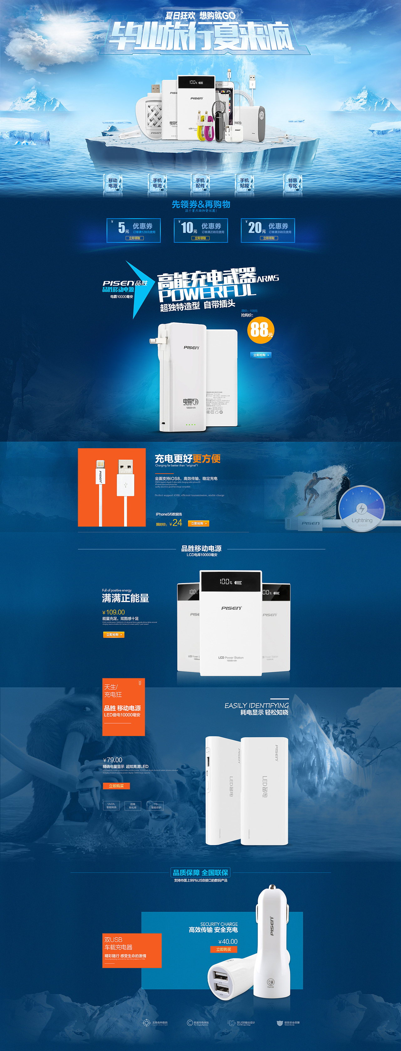 夏日毕业季首页活动（图ZNTMzMDA5ODA=） - 电商 - 站酷设计师黑白无常O原创素材 - 站酷ZCOOL