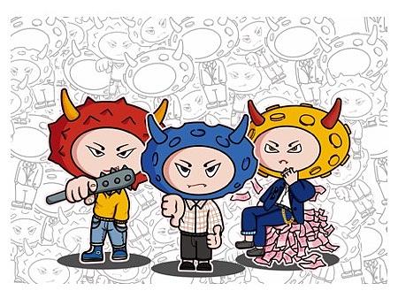 #2020青春答卷#《键盘侠病毒研究所》网络文化视觉设计（个人主页-ZNDU2MjYxODA=） - IP形象 - 站酷设计师苹菓不甜原创素材 - 站酷ZCOOL