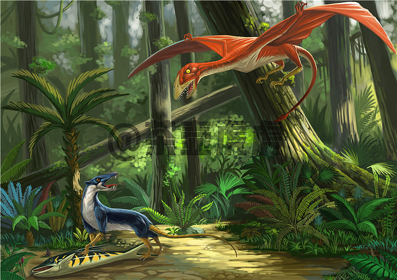 翼龍（圖ZMTEyNjQzODEy） - 商業(yè)插畫 - 站酷設(shè)計師茶茶茶虎原創(chuàng)素材 - 站酷ZCOOL