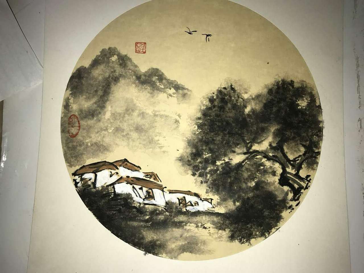 原创国画小品（图ZMTU4MzQyMzky） - 绘画 - 站酷设计师二九一枝花原创素材 - 站酷ZCOOL
