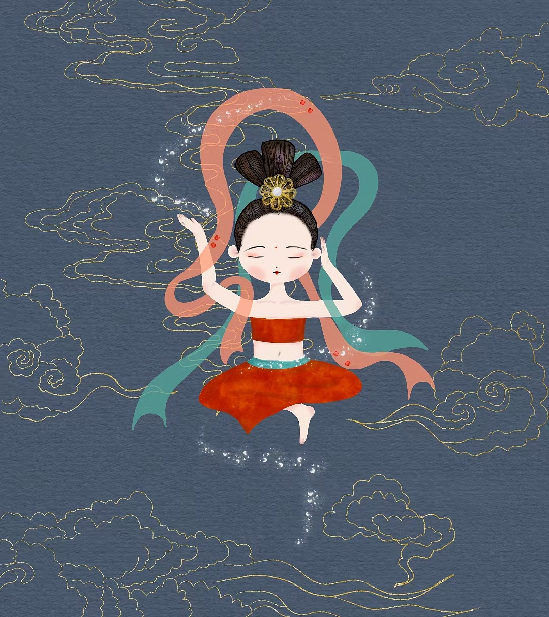 敦煌小飞天系列