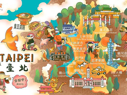 城市地图 商业插画 by NR.57