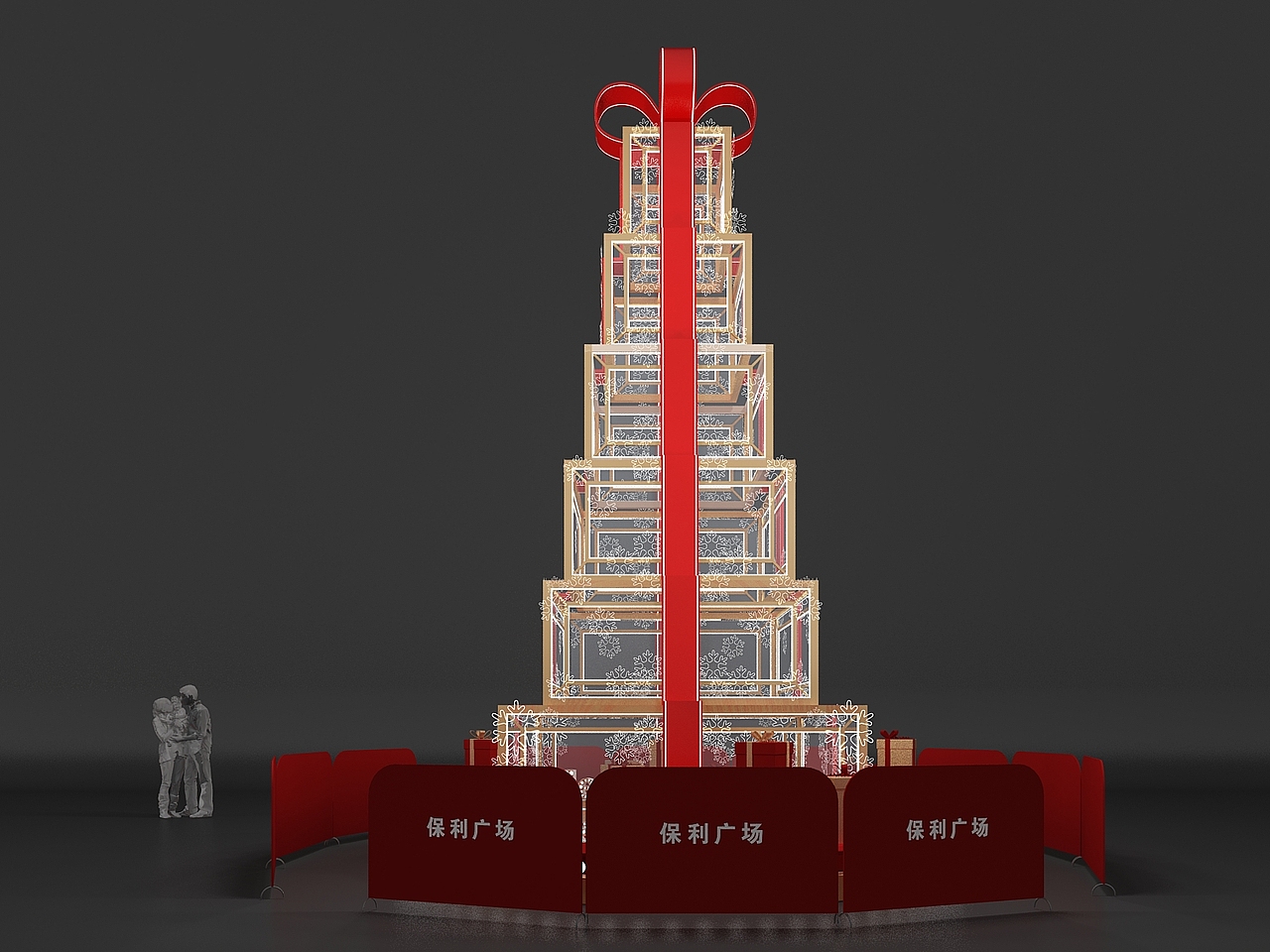 圣诞美陈第二弹（图ZMTY4NTg3Njc2） - 展陈设计 - 站酷设计师DK商业空间原创素材 - 站酷ZCOOL