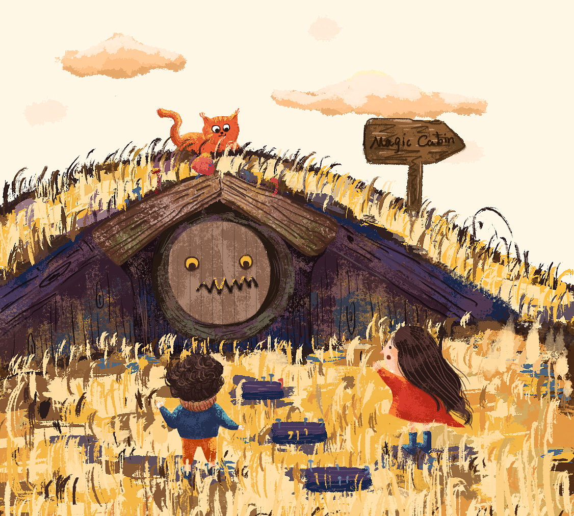 蓝坨坨与红豆豆