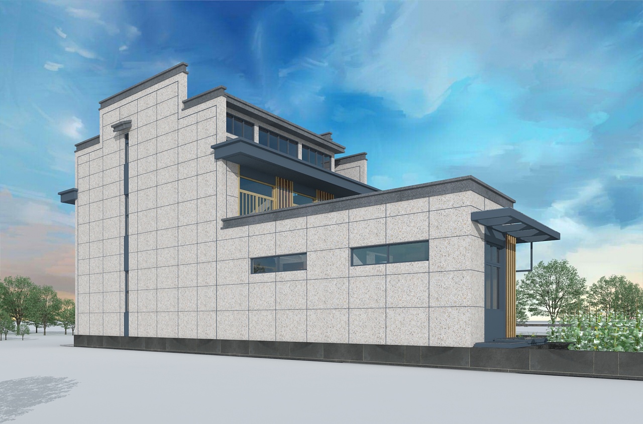 外墙真石漆效果对比,农村自建房,别墅设计