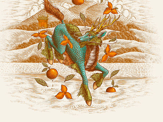 合作插画 |麒麟黑茶