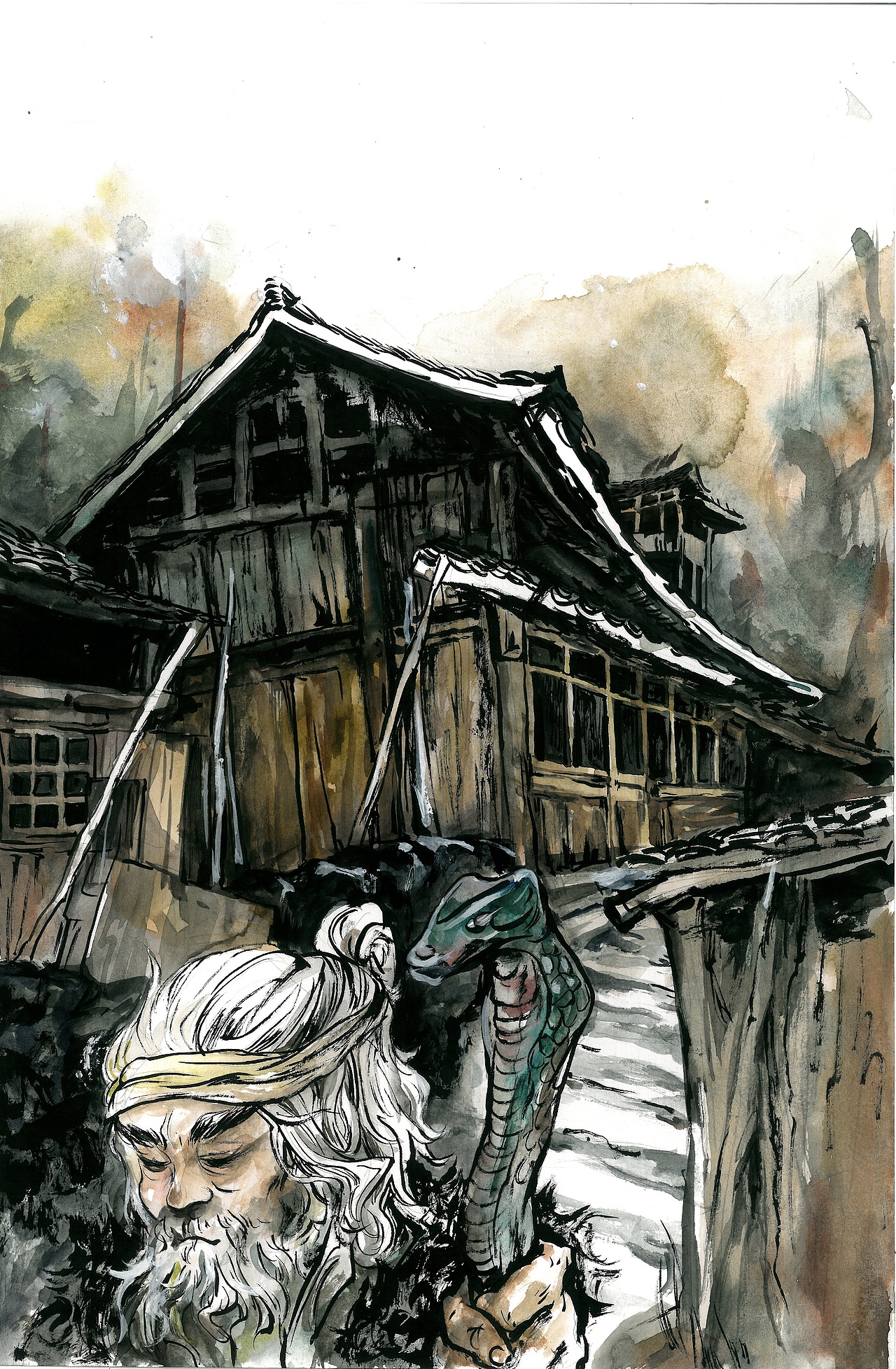 古风插画【玖】苗女