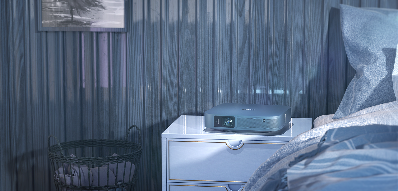 极米投影仪_渲染