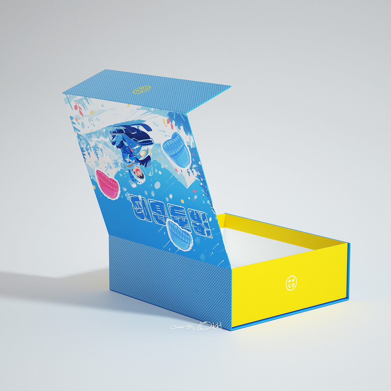 滑雪冒險(xiǎn)-兒童帽子翻蓋盒（圖ZMzcwNTQ0MDQ0） - 包裝 - 站酷設(shè)計(jì)師Lokki1999原創(chuàng)素材 - 站酷ZCOOL