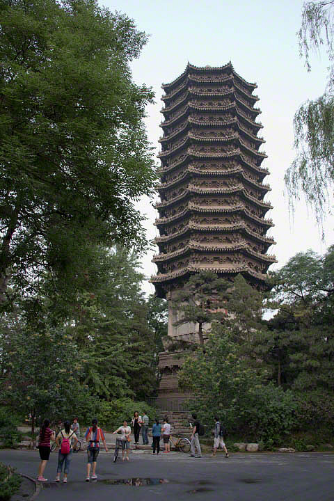 雨后的北大校园