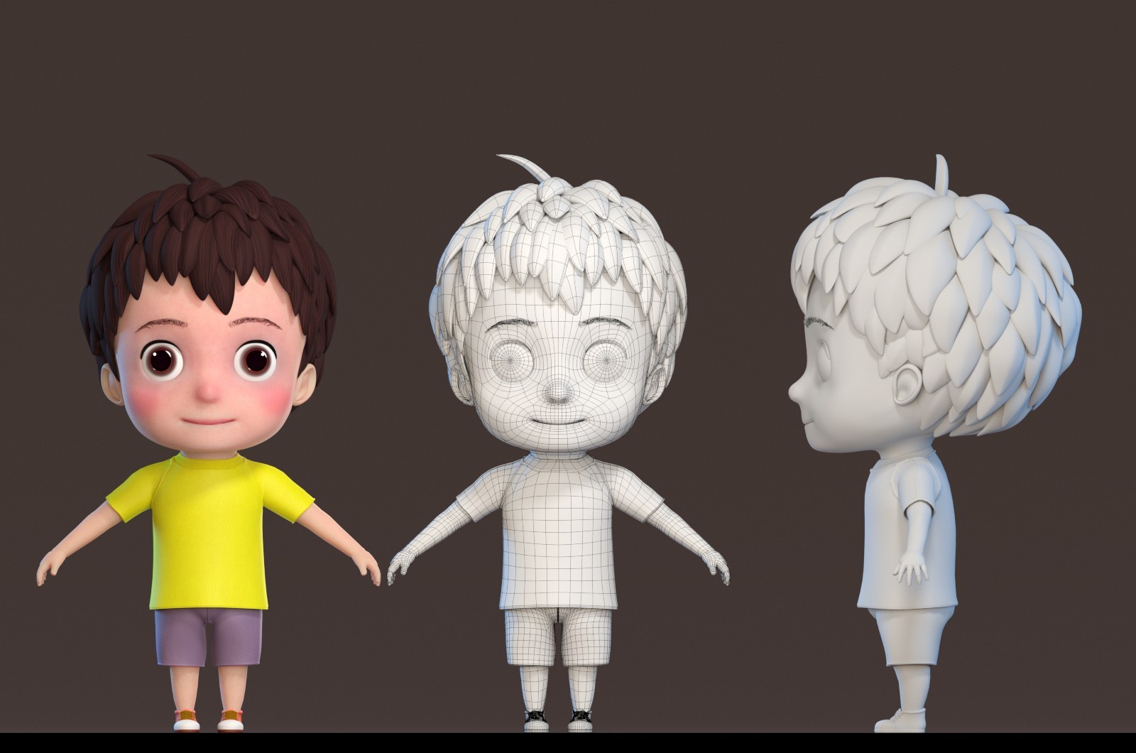 影视动画 建模 maya教程 3d建模 卡通角色|三维|人物/生物|老山羊的家