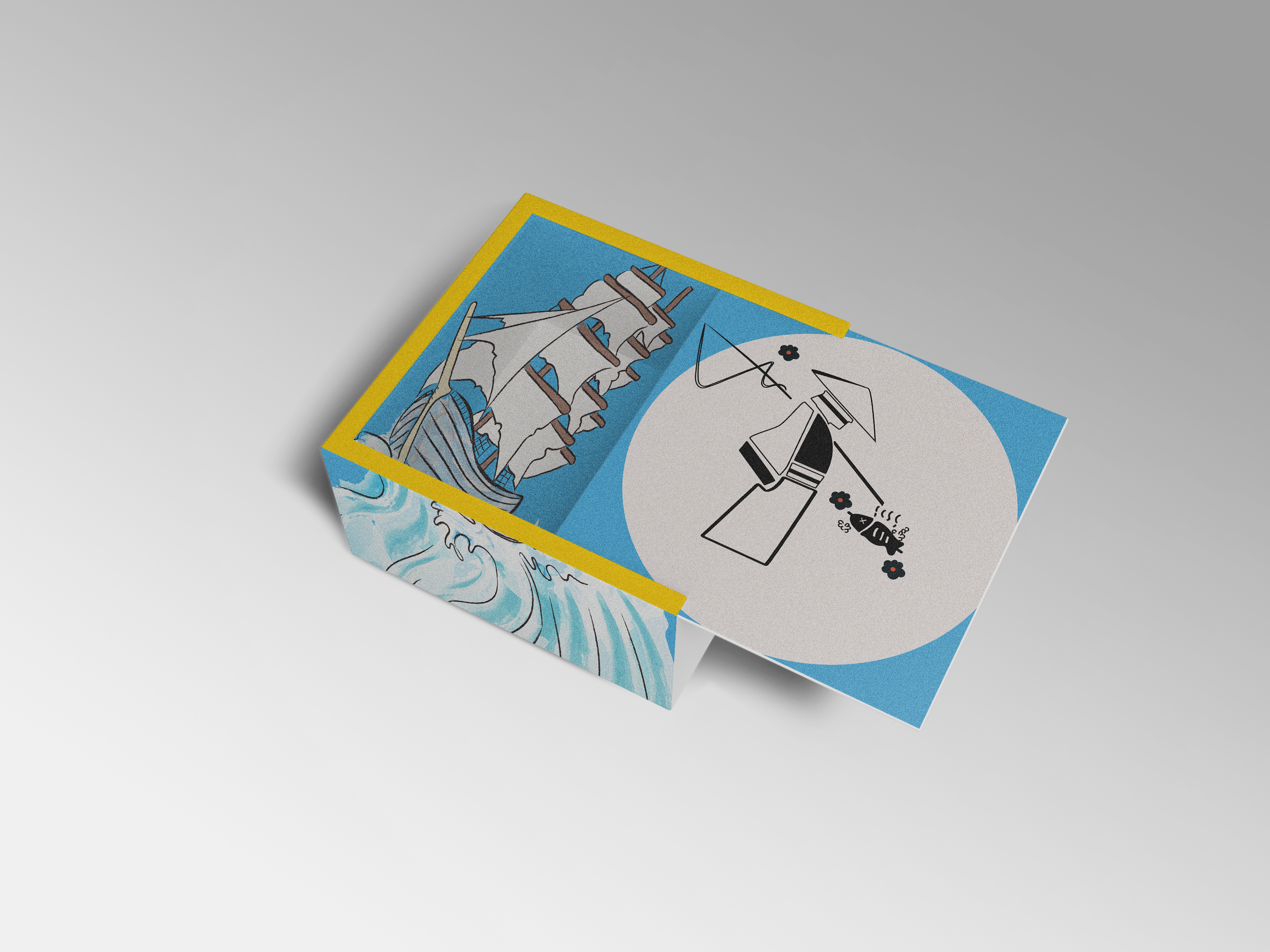 《三月字·修》标签包装设计海鲜类样机绘画作品信息创作时间2018/09