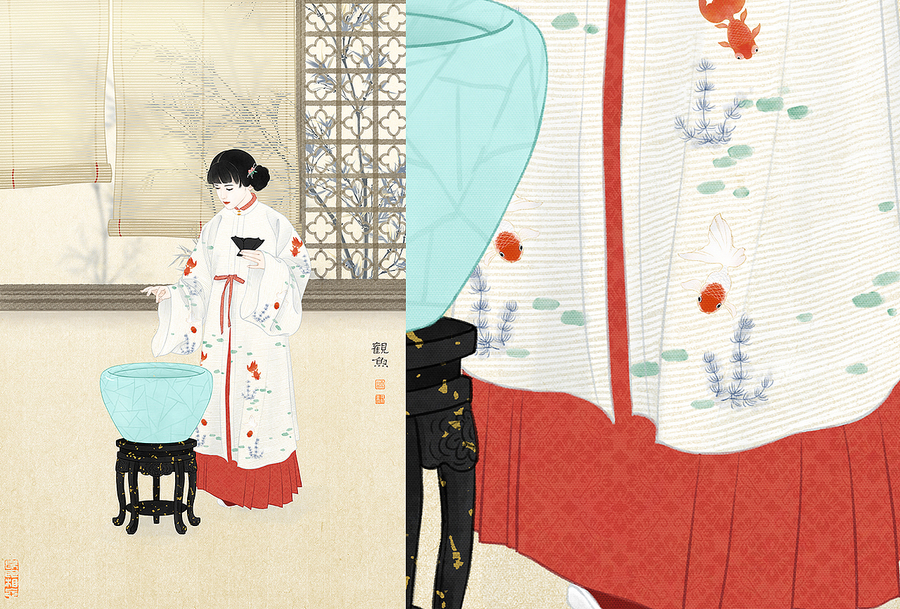 汉服美人画系列