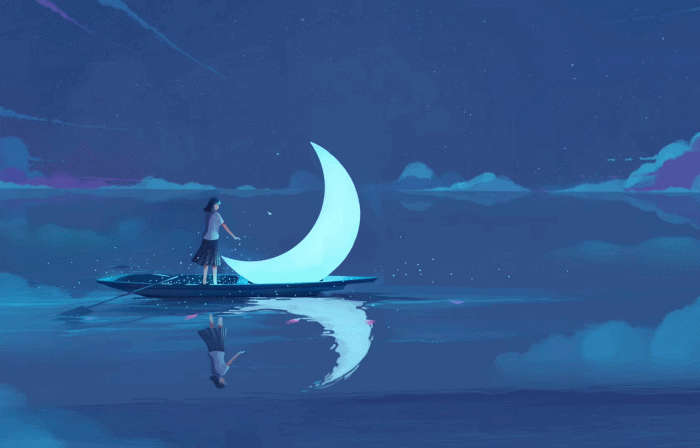月，光，船（图ZMTI1MDYzOTQw） - 动效设计 - 站酷设计师吹灯夜游神原创素材 - 站酷ZCOOL