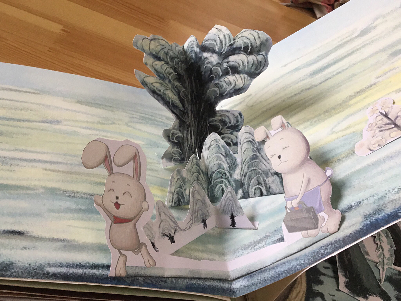 儿童立体绘本传统节日兔妈说清明篇