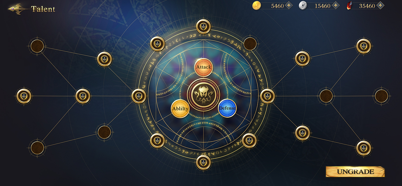 欧美风《BLOOD》界面设计（图ZMjM0NjYyMDA0） - 游戏UI - 站酷设计师郑柔儿_原创素材 - 站酷ZCOOL