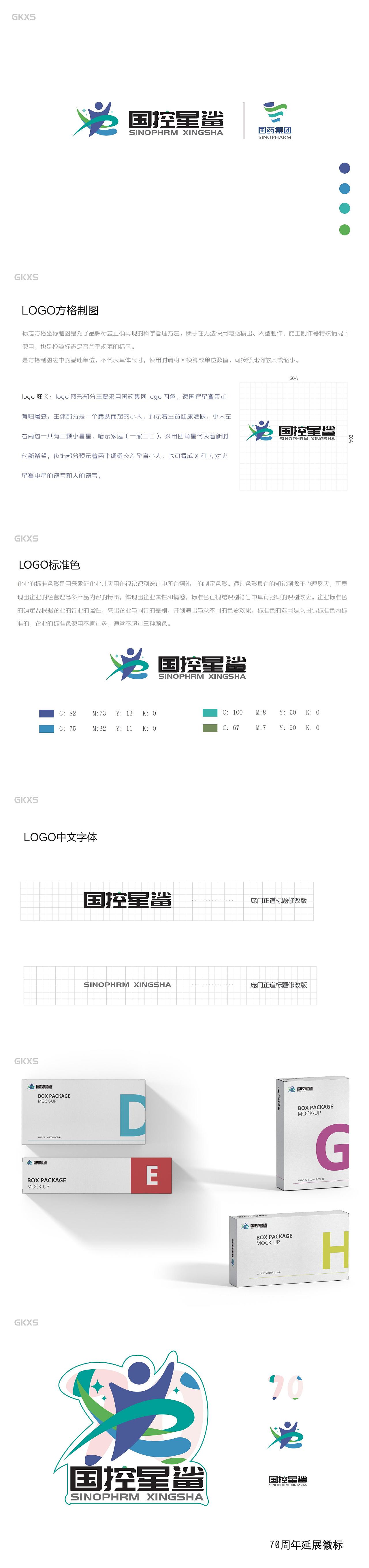 国控星鲨logo设计及延展徽标（图ZMjkyODMzNzgw） - Logo - 站酷设计师壹个葫芦ONEGROUD原创素材 - 站酷ZCOOL