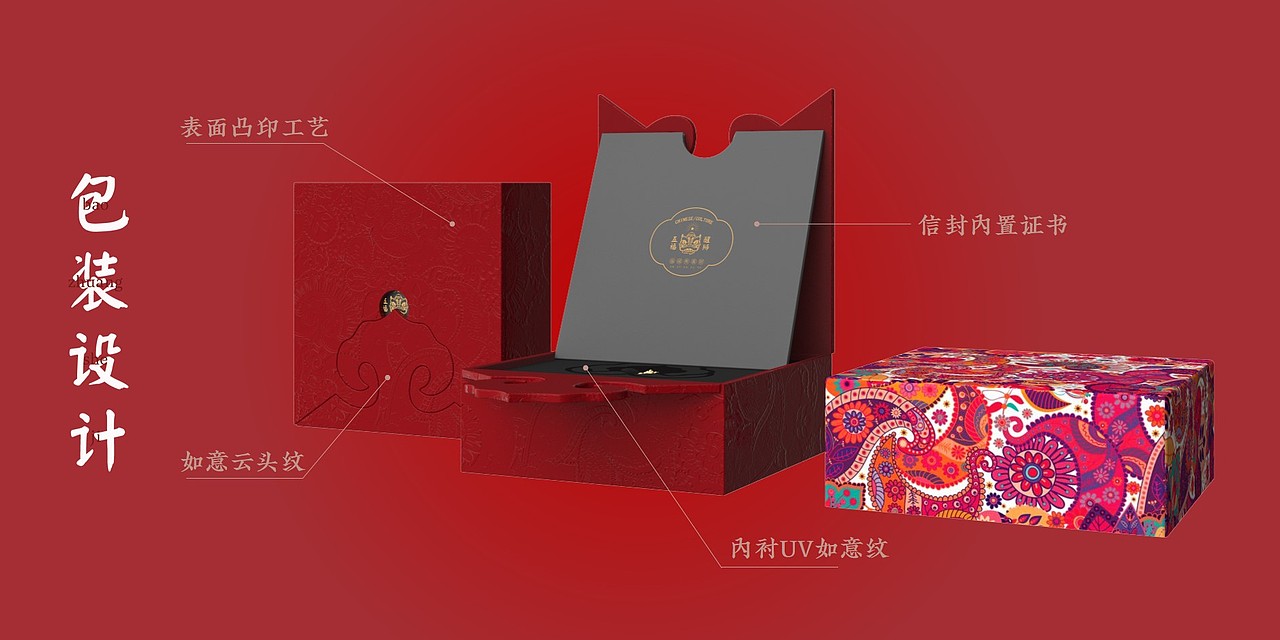 五福醒狮 中华年味（图ZMjg1MTM3Nzk2） - 首饰设计 - 站酷设计师上门饭否原创素材 - 站酷ZCOOL