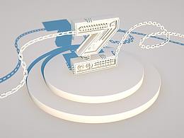 做的几个C4D模型和场景