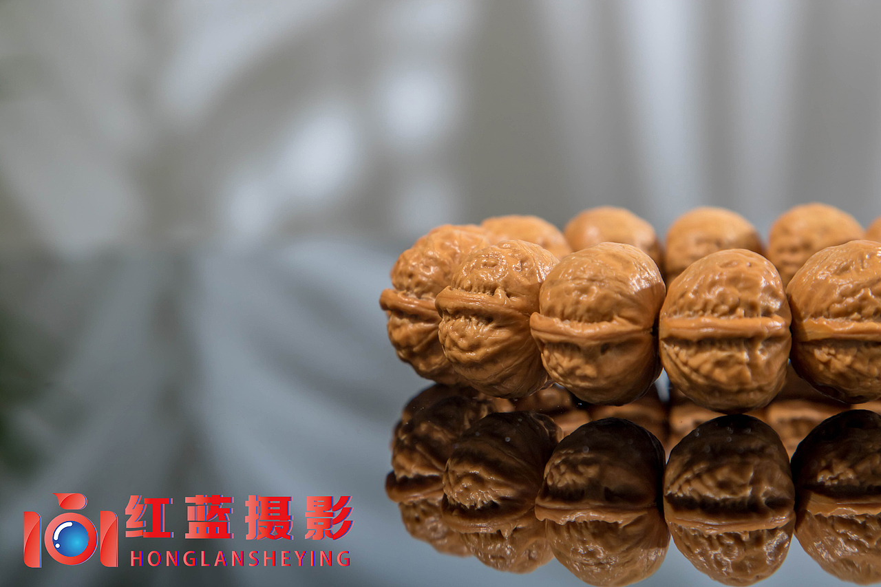 野生核桃手串拍摄